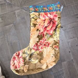 Johnny Was Holiday Stocking Reversible Christmas